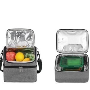 Sac isotherme 10 L en Oxford à deux compartiments