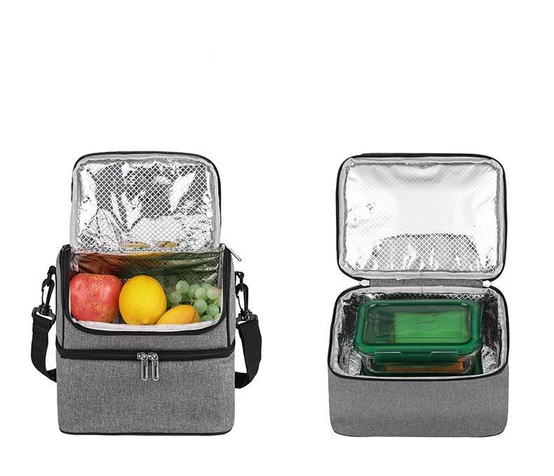 Sac isotherme 10 L en Oxford à deux compartiments