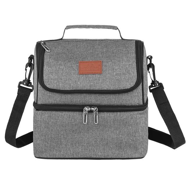 Sac isotherme 10 L en Oxford à deux compartiments