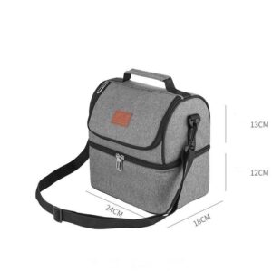 Sac isotherme 10 L en Oxford à deux compartiments