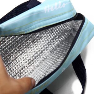 Mini sac isotherme 2 litres en polyester, deux poignées solides
