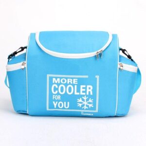 Sac isotherme 20 litres en polyester, grande ouverture et poches filet