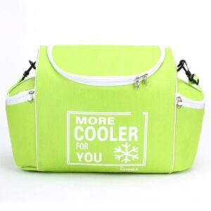 Sac isotherme 20 litres en polyester, grande ouverture et poches filet