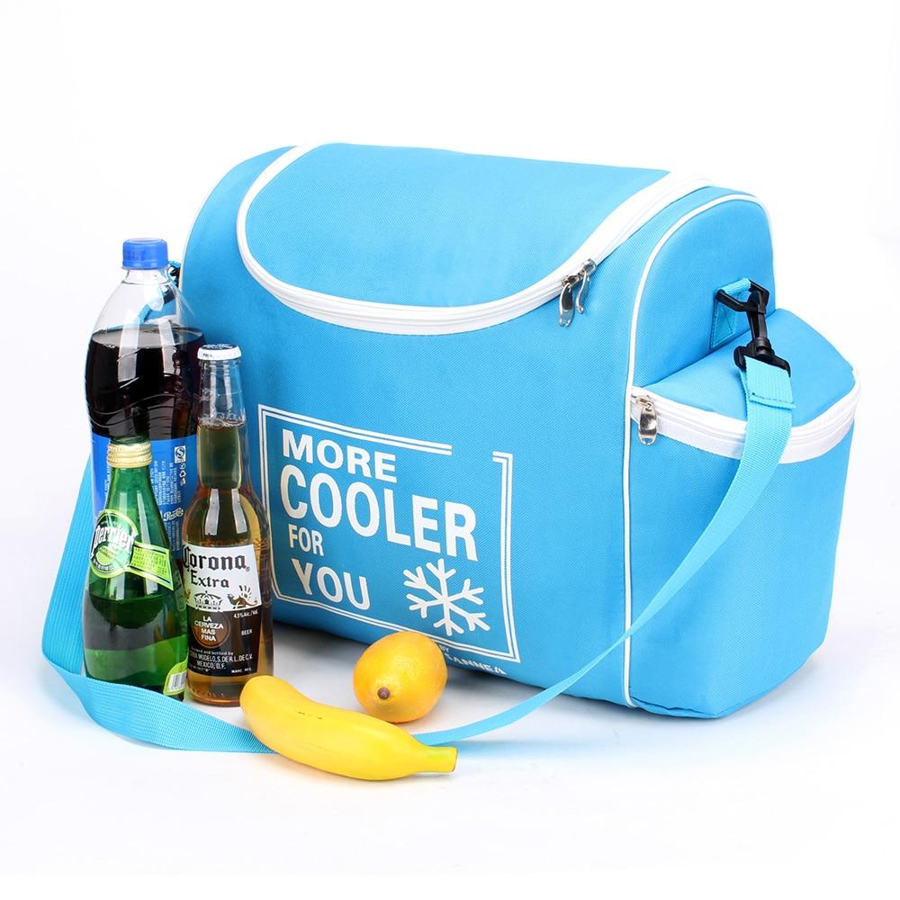 Sac isotherme 20 litres en polyester, grande ouverture et poches filet