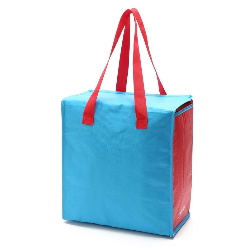 Sac isotherme 25 litres en polyester, poignée de transport confortable