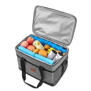 Sac isotherme 35 litres en Oxford, pliable et à double zip