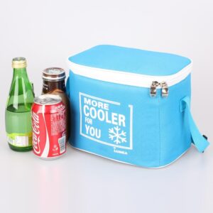 Sac isotherme 5 L en polyester et aluminium, avec bandoulière réglable