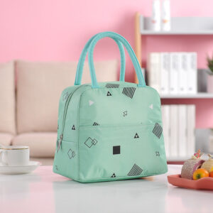 Sac isotherme repas bébé Fashion en toile, quatre coloris