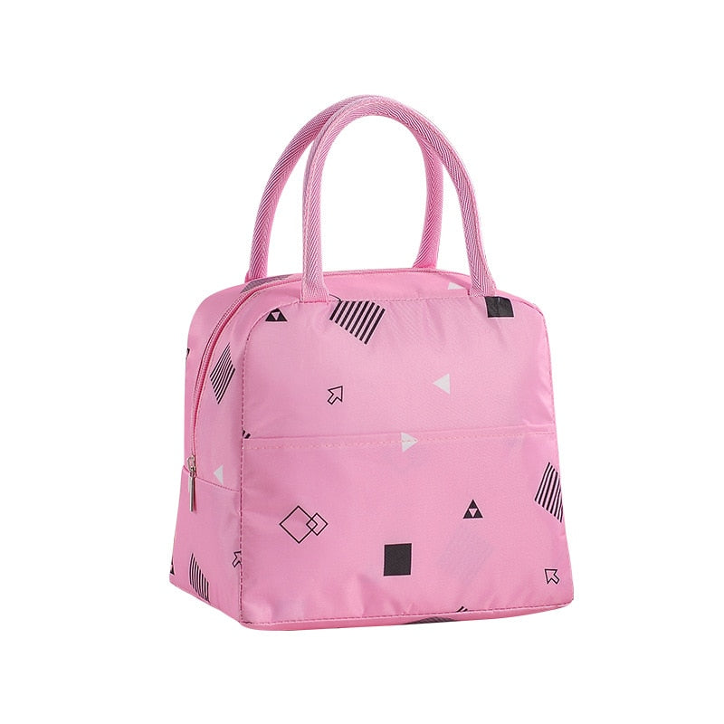 Sac isotherme repas bébé Fashion en toile, quatre coloris