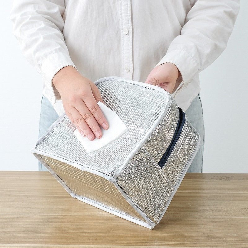 Sac isotherme repas bébé Fashion en toile, quatre coloris