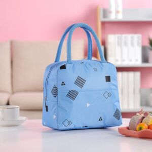 Sac isotherme repas bébé Fashion en toile, quatre coloris