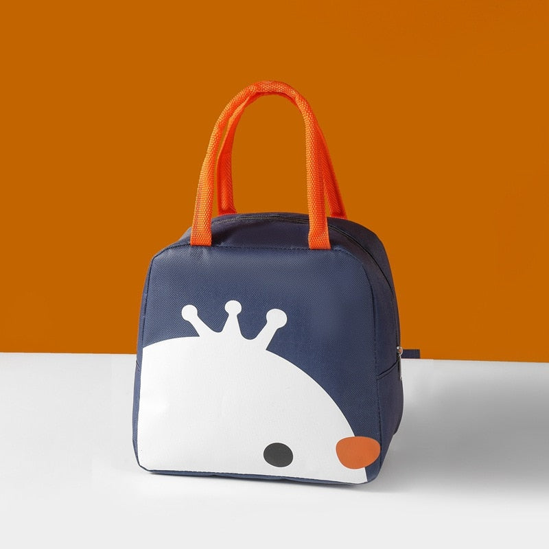 Sac isotherme repas bébé, thème poulet, 6 L, bleu marine ou ciel