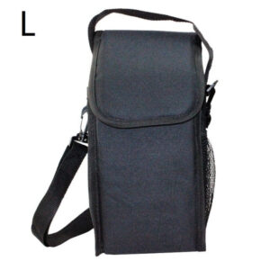 Sac isotherme pour bouteille en toile Oxford, noir ou rouge