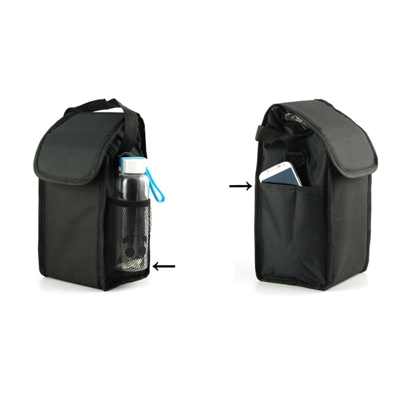 Sac isotherme pour bouteille en toile Oxford, noir ou rouge
