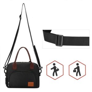 Sac isotherme déjeuner en polyester avec 4 poches pratiques