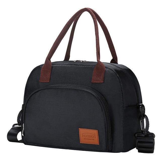 Sac isotherme déjeuner en polyester avec 4 poches pratiques
