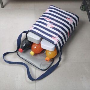 Sac isotherme repas flamant rose 15 L en polyester