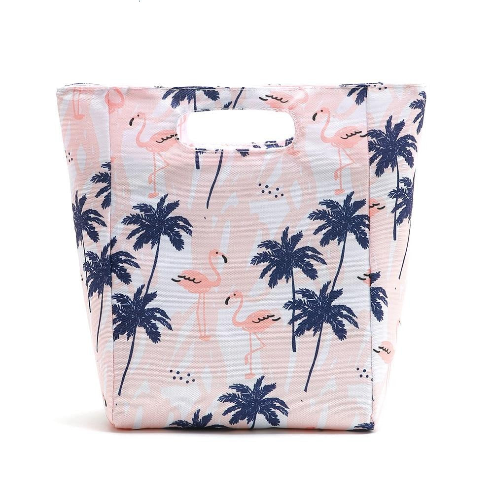 Sac isotherme flamant rose en polyester 600D pour pique-nique