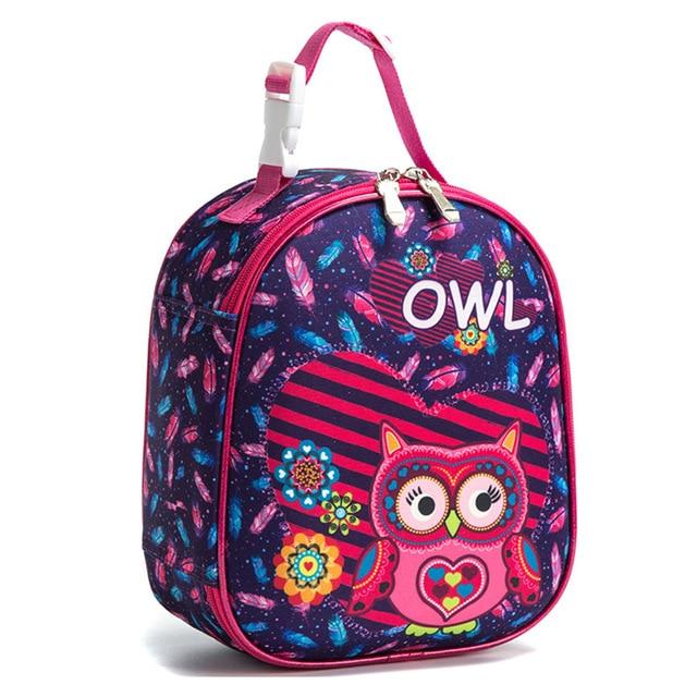 Sac isotherme goûter enfant en nylon, grande ouverture à glissière