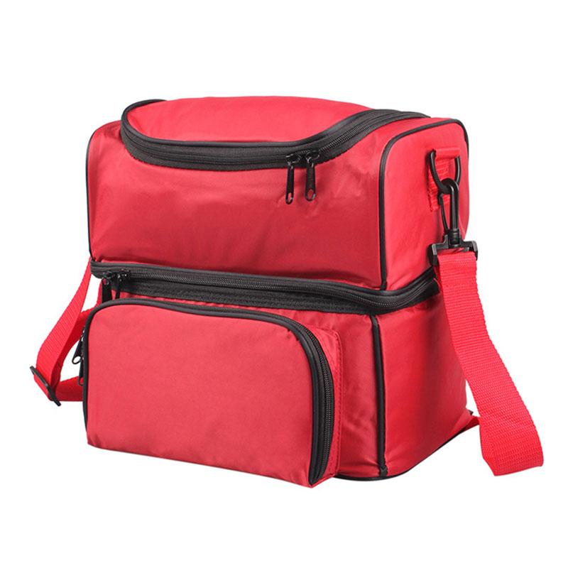 Sac isotherme lunch box 12 L en Oxford, bandoulière réglable