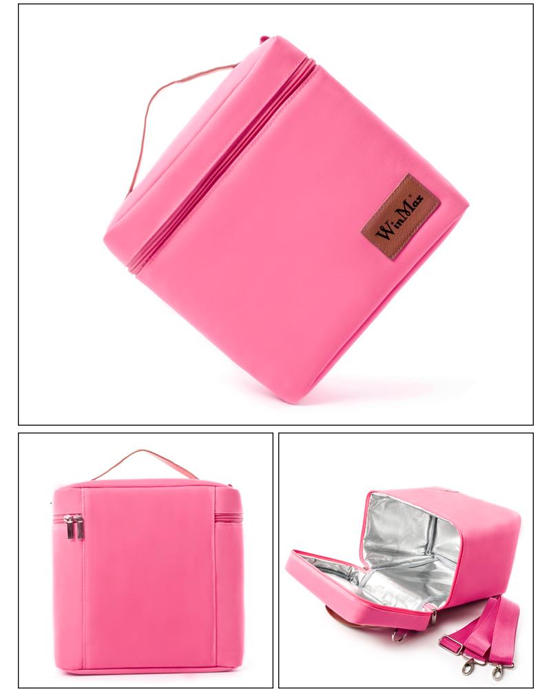 Lunch bag femme en polyester, formats petit, duo et grand