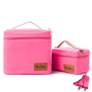 Lunch bag femme en polyester, formats petit, duo et grand