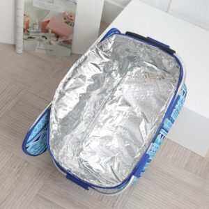 Sac isotherme repas façon panier pliable, 26 litres