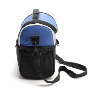 Petit sac isotherme repas en polyester gris, 6 litres