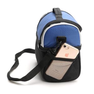 Petit sac isotherme repas en polyester gris, 6 litres