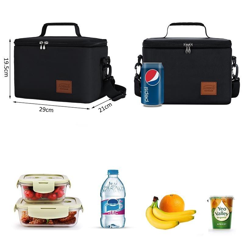 Sac isotherme Picnic en polyester, fermeture éclair et poignée