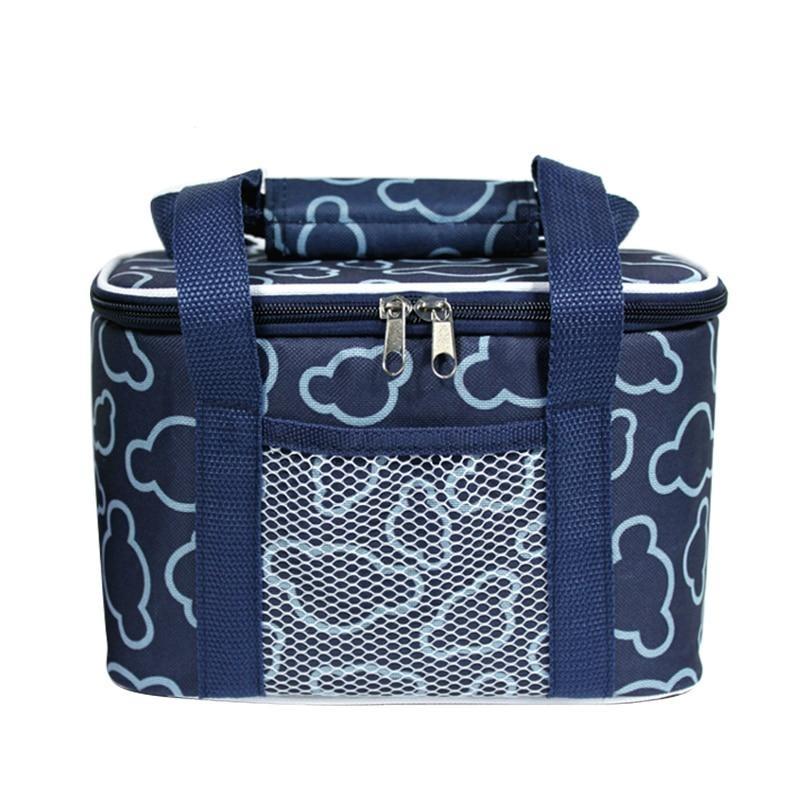 Sac isotherme pique-nique à poches en maille et bandoulière