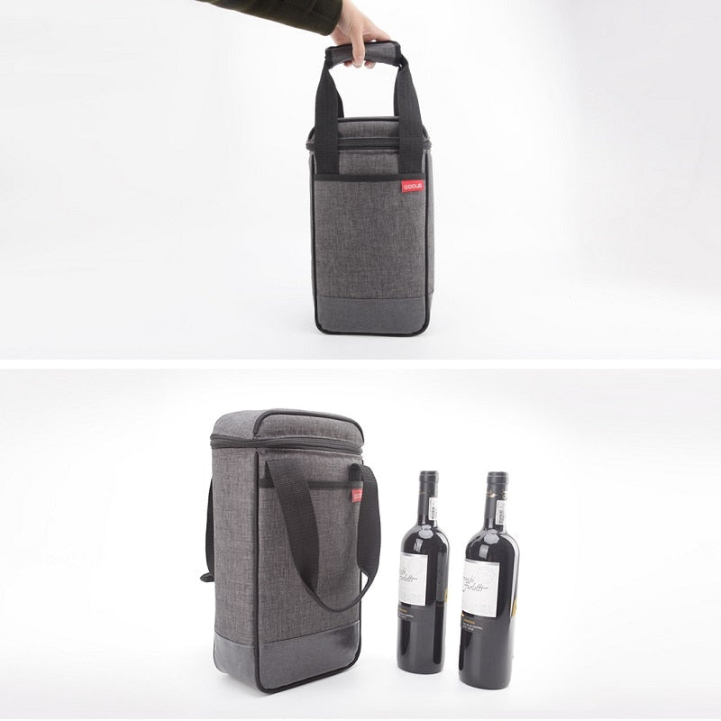 Sac isotherme pour bouteille de vin, compact et léger
