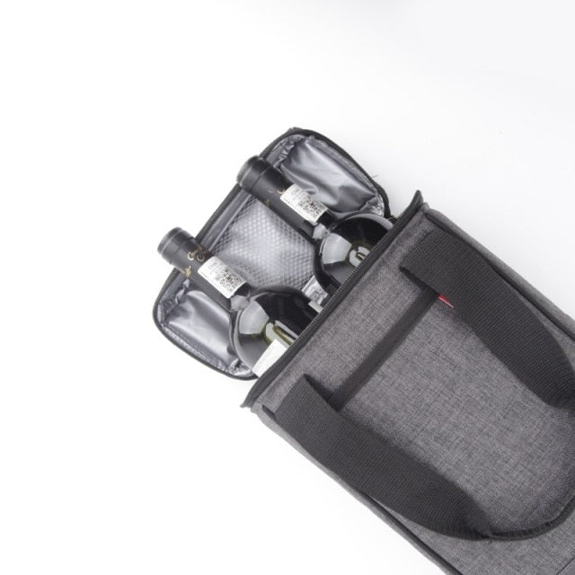 Sac isotherme pour bouteille de vin, compact et léger