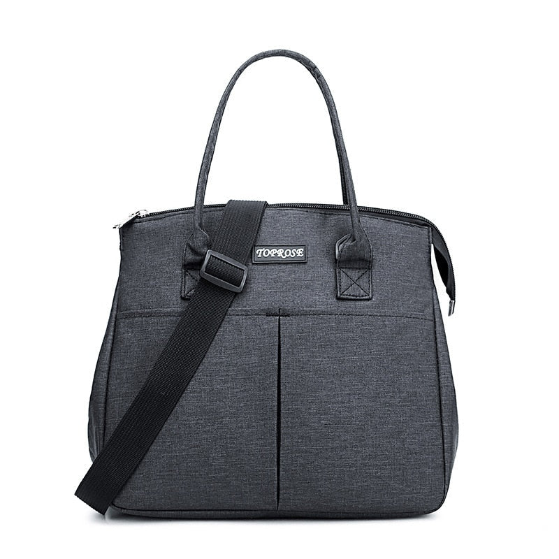 Sac isotherme pour courses, polyester, poche frontale zippée