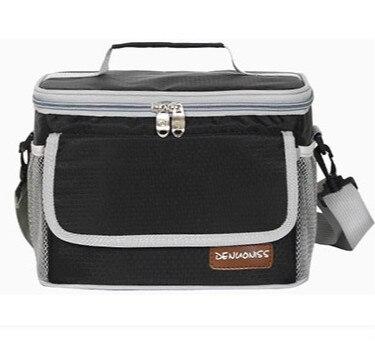 Sac isotherme pour déjeuner en polyester étanche, six litres
