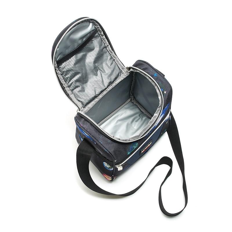 Sac isotherme repas enfant, motif fleurs ou espace