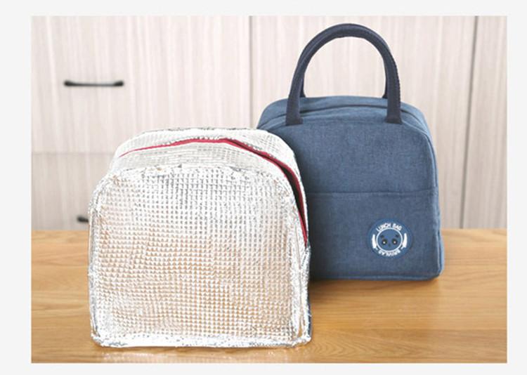 Sac isotherme repas 6 L en nylon et polyester, cinq coloris