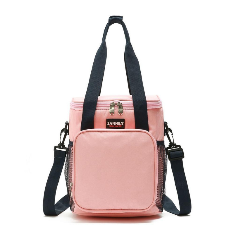Sac isotherme repas 7 L en nylon et aluminium, quatre coloris