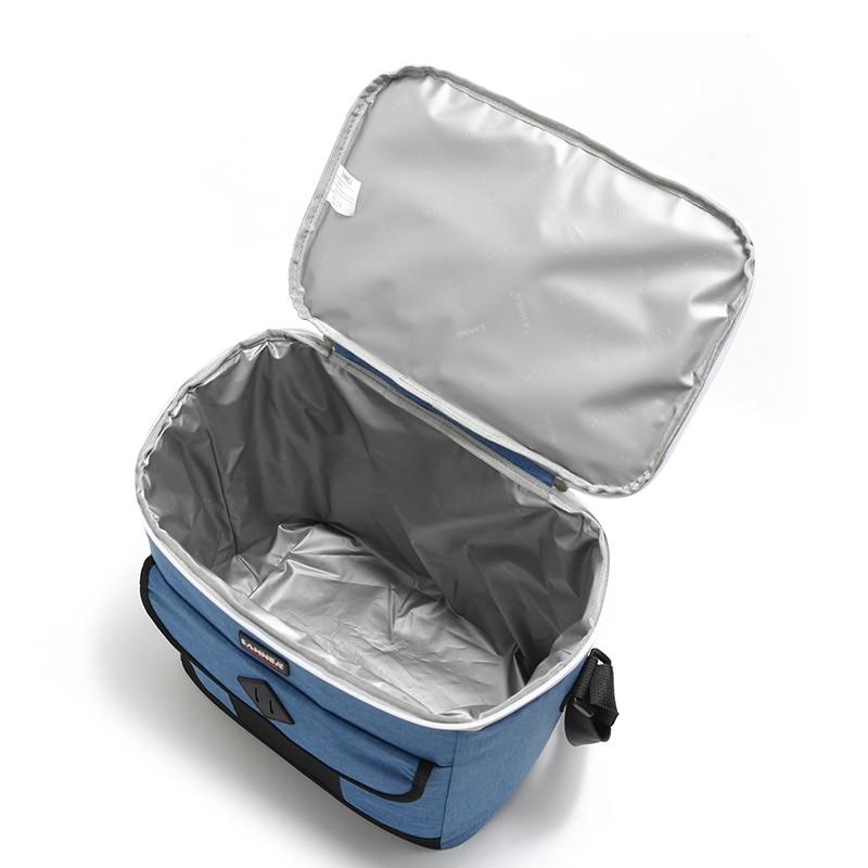 Sac isotherme repas adulte 21 L, polyester résistant à l'eau