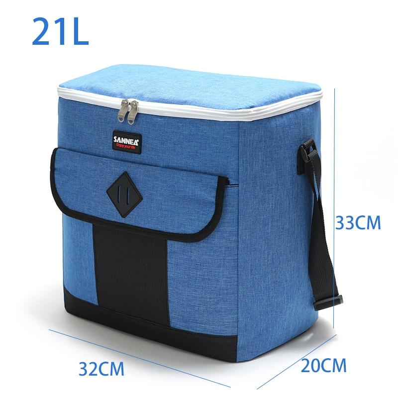 Sac isotherme repas adulte 21 L, polyester résistant à l'eau