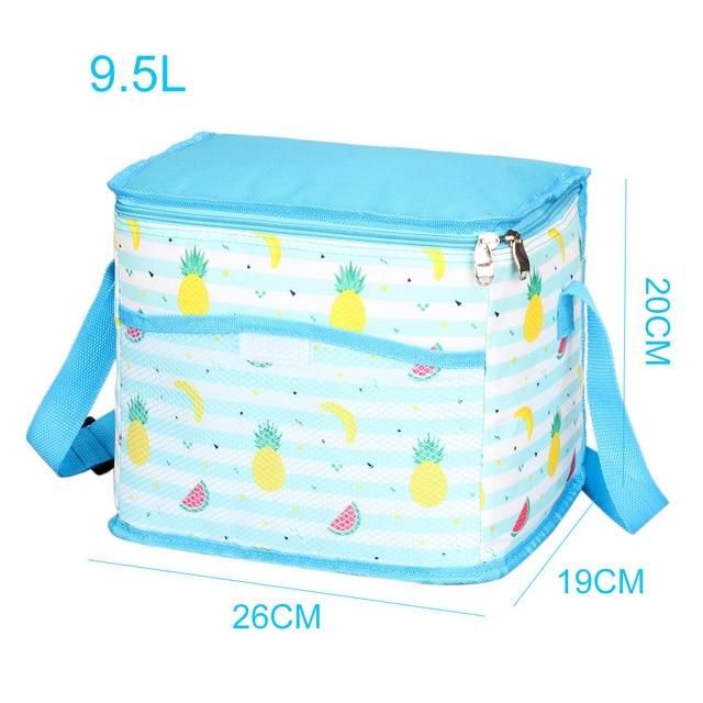 Sac isotherme repas bébé en polyester, deux contenances de 9,5 et 16 L