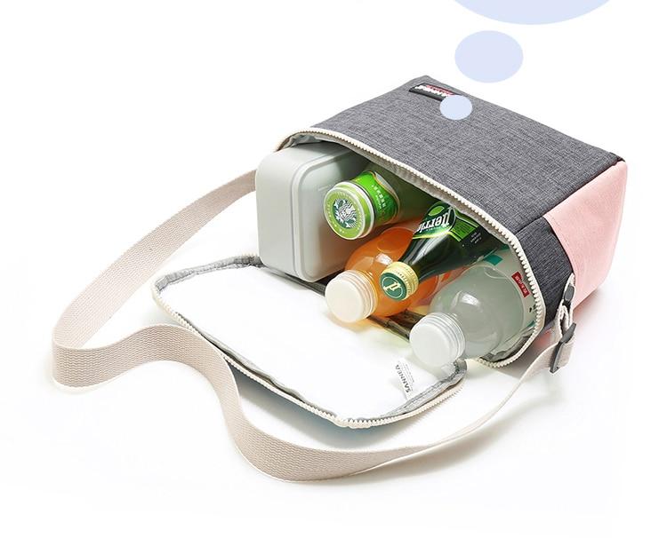 Sac isotherme repas bureau 5 L en toile, intérieur doublé