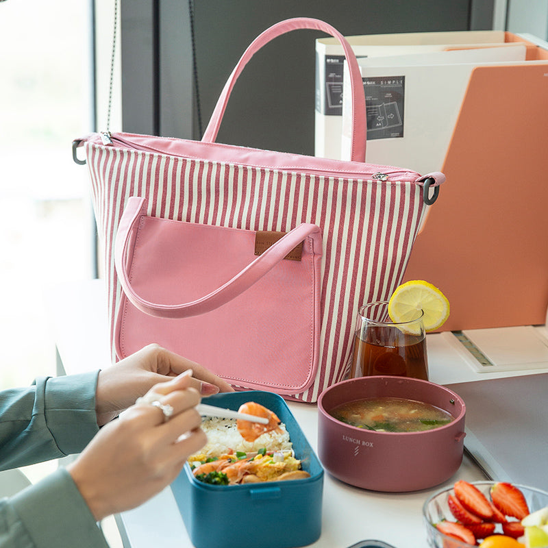 Sac isotherme repas élégant 10 à 12 L en polyester, épaule ou main