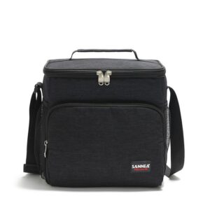 Sac isotherme repas en polyester, 9 L, poches latérales en filet