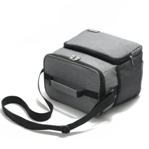 Sac isotherme repas en polyester, 9 L, poches latérales en filet