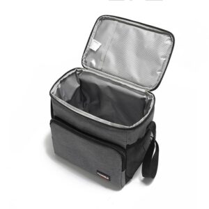Sac isotherme repas en polyester, 9 L, poches latérales en filet