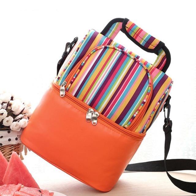 Sac isotherme repas femme 9 litres, sangles rembourrées