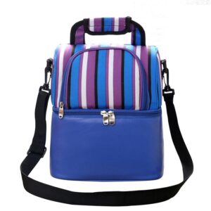Sac isotherme repas femme 9 litres, sangles rembourrées