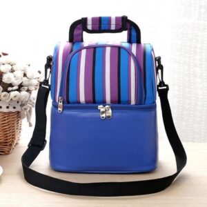Sac isotherme repas femme 9 litres, sangles rembourrées