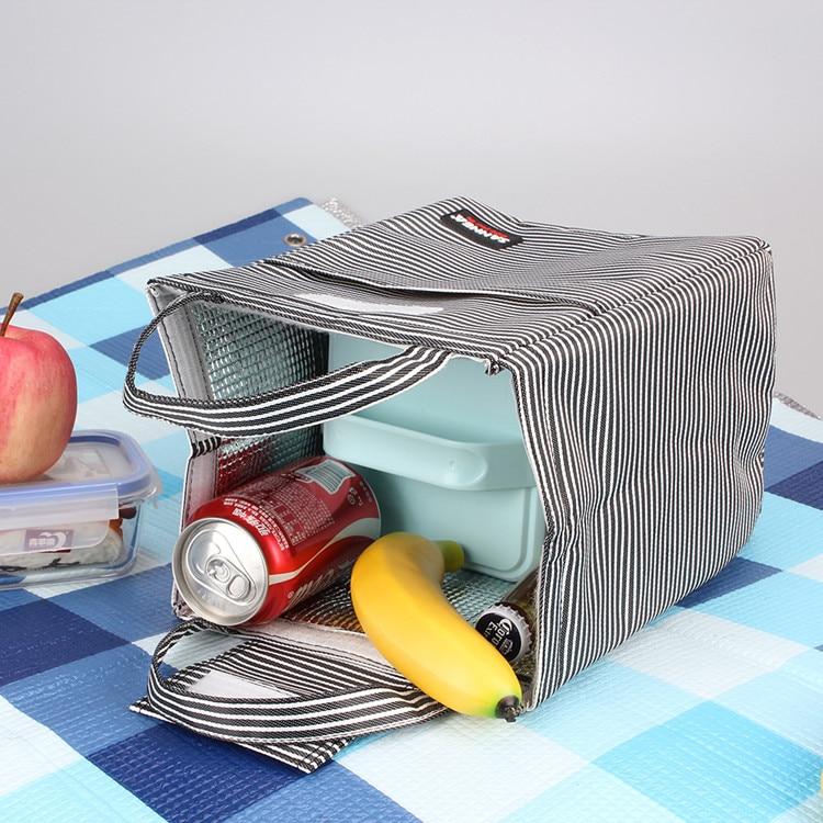 Sac isotherme repas fille en polyester, doublure intérieure argentée